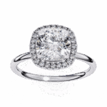2 Carat Cushion Cut Legacy Solitaire Ring - Image 4