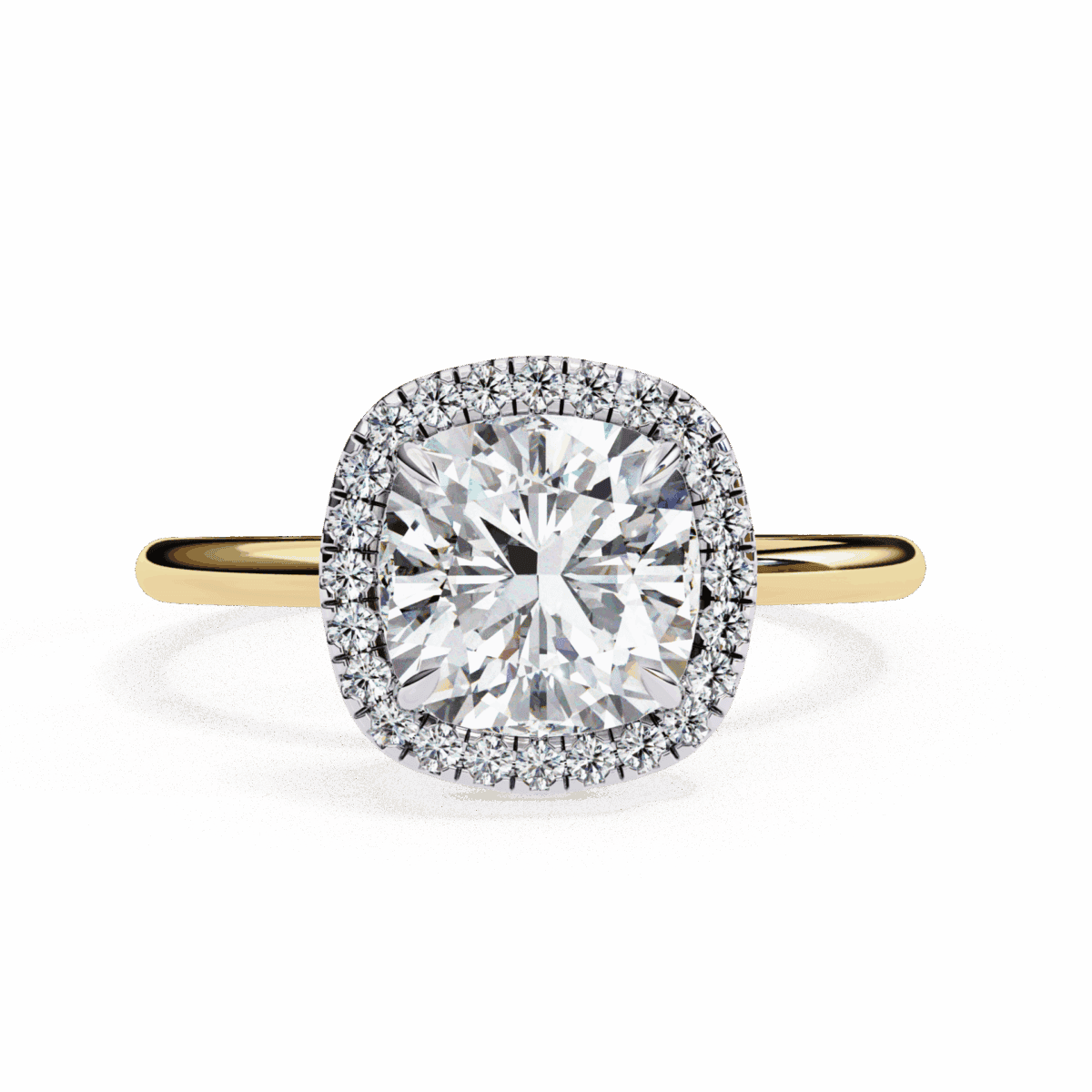 2 Carat Cushion Cut Legacy Solitaire Ring  Image 5