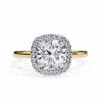 2 Carat Cushion Cut Legacy Solitaire Ring - Image 5