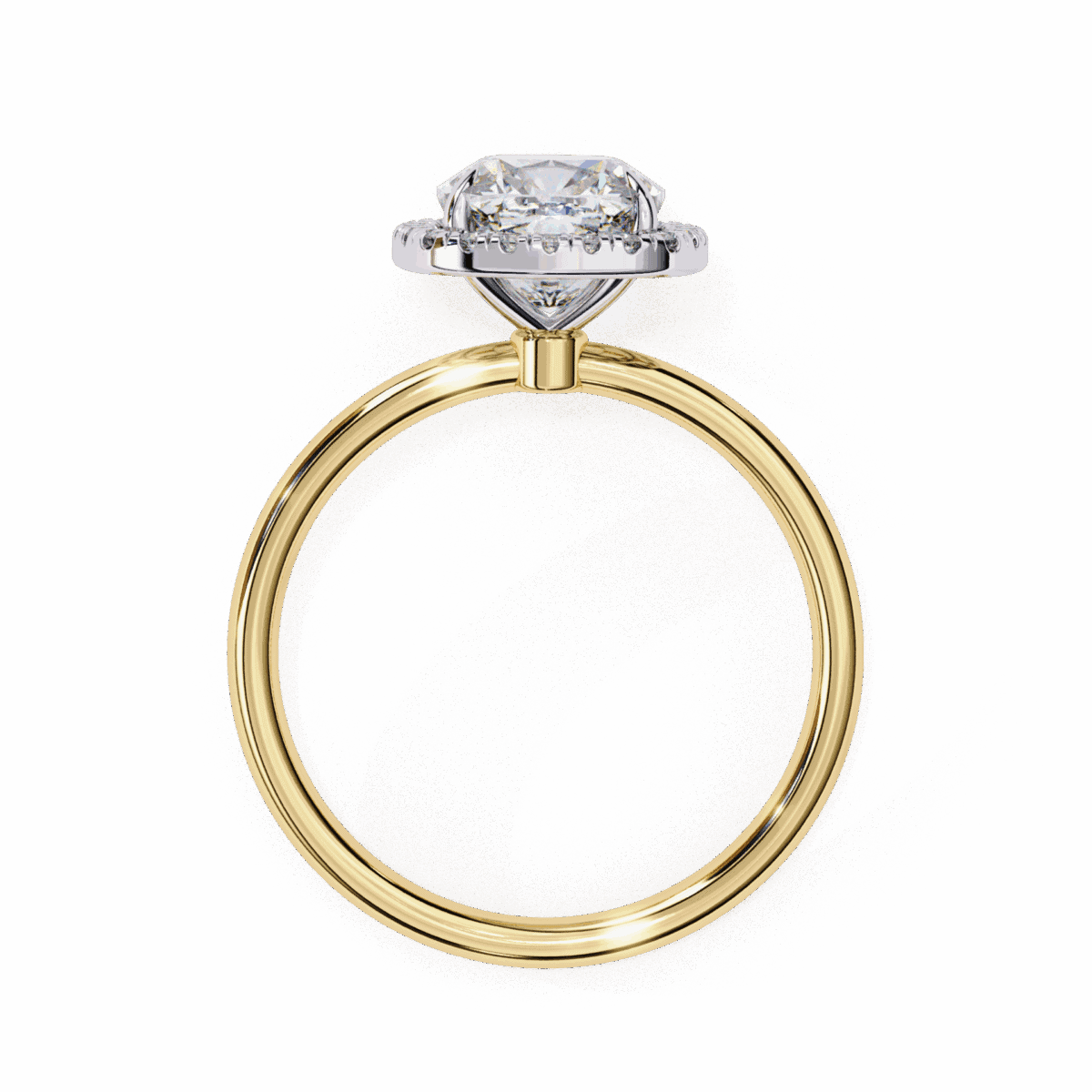 2 Carat Cushion Cut Legacy Solitaire Ring  Image 7