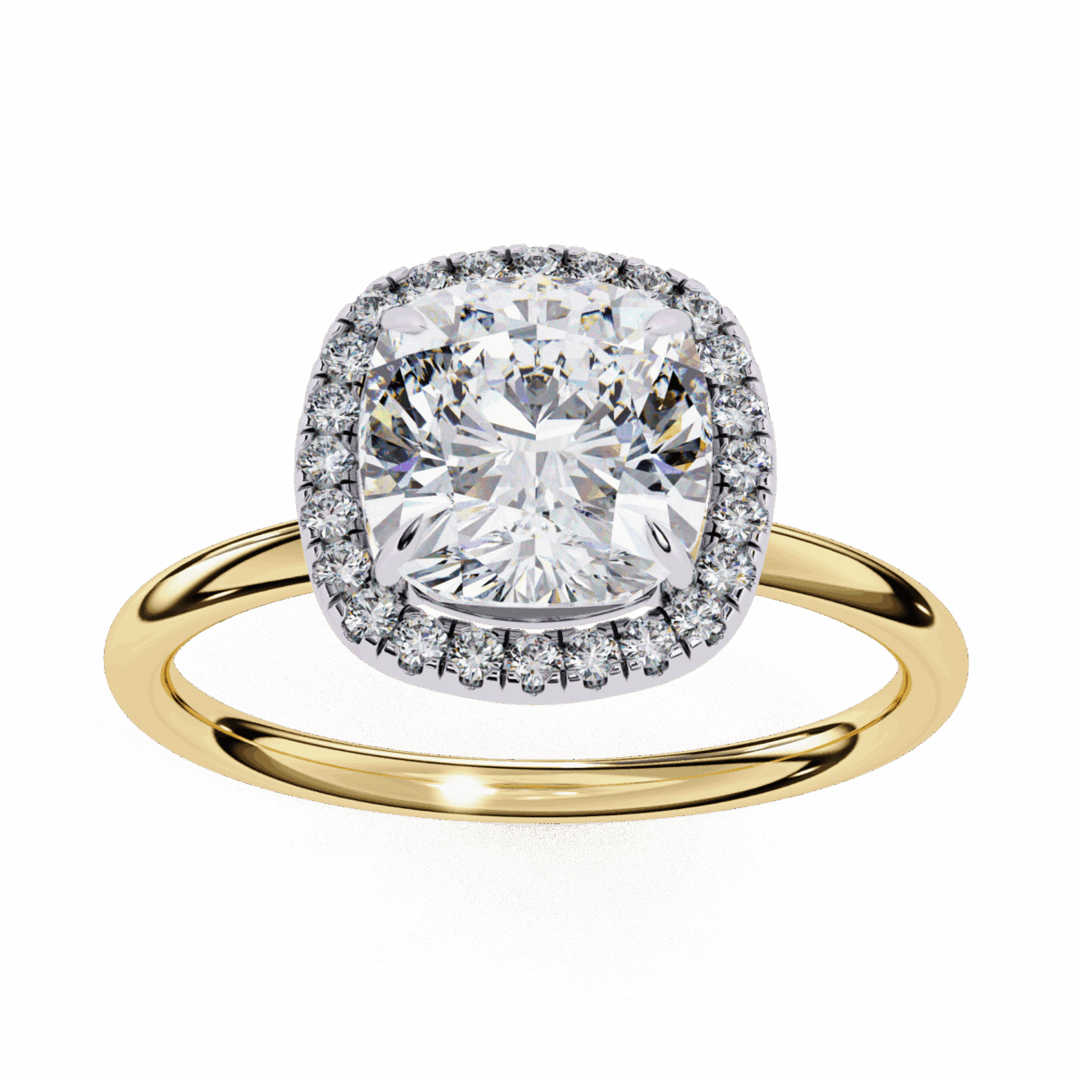 2 Carat Cushion Cut Legacy Solitaire Ring  Image 8