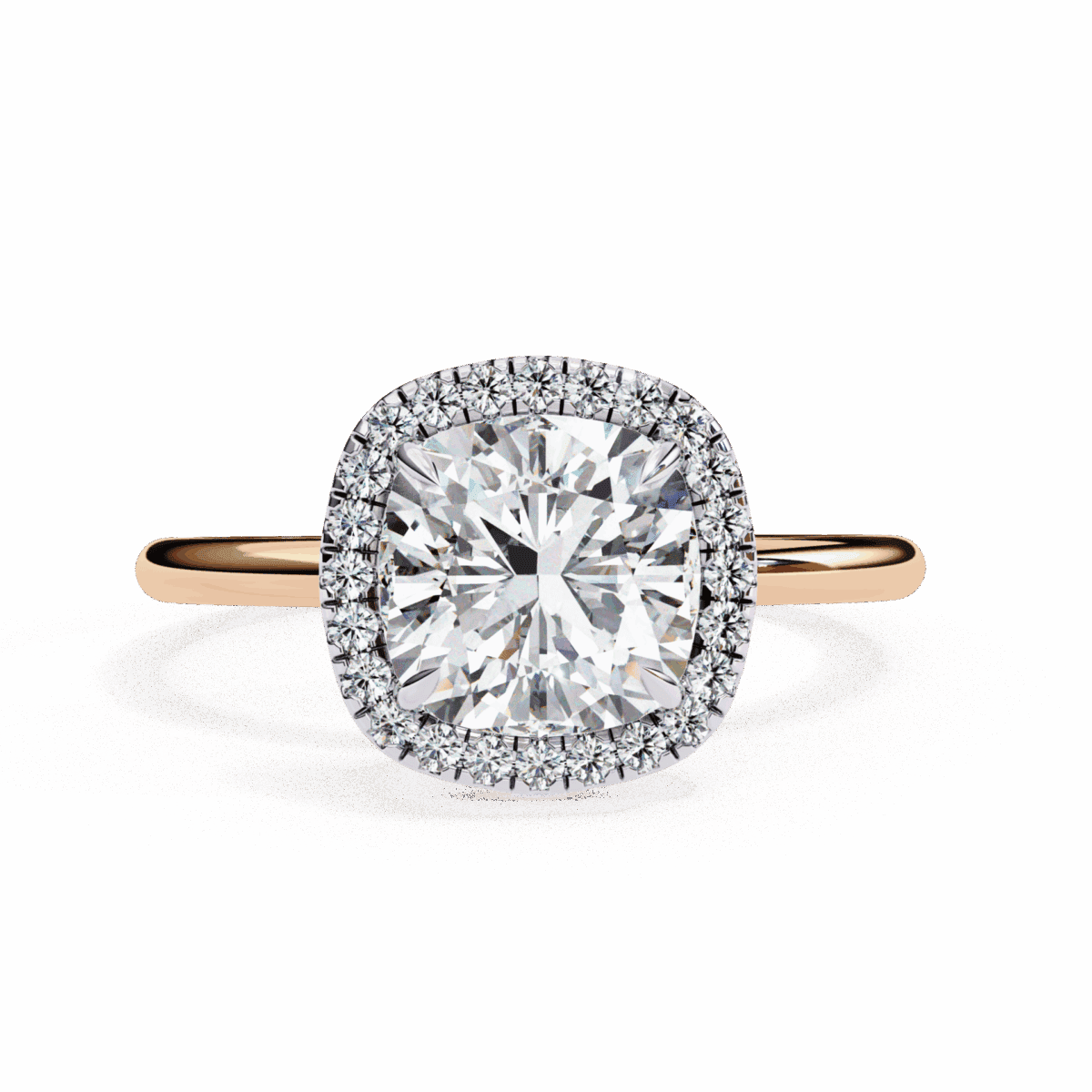 2 Carat Cushion Cut Legacy Solitaire Ring  Image 9