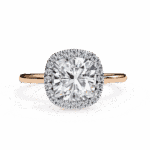 2 Carat Cushion Cut Legacy Solitaire Ring - Image 9
