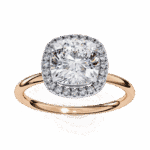 2 Carat Cushion Cut Legacy Solitaire Ring - Image 12