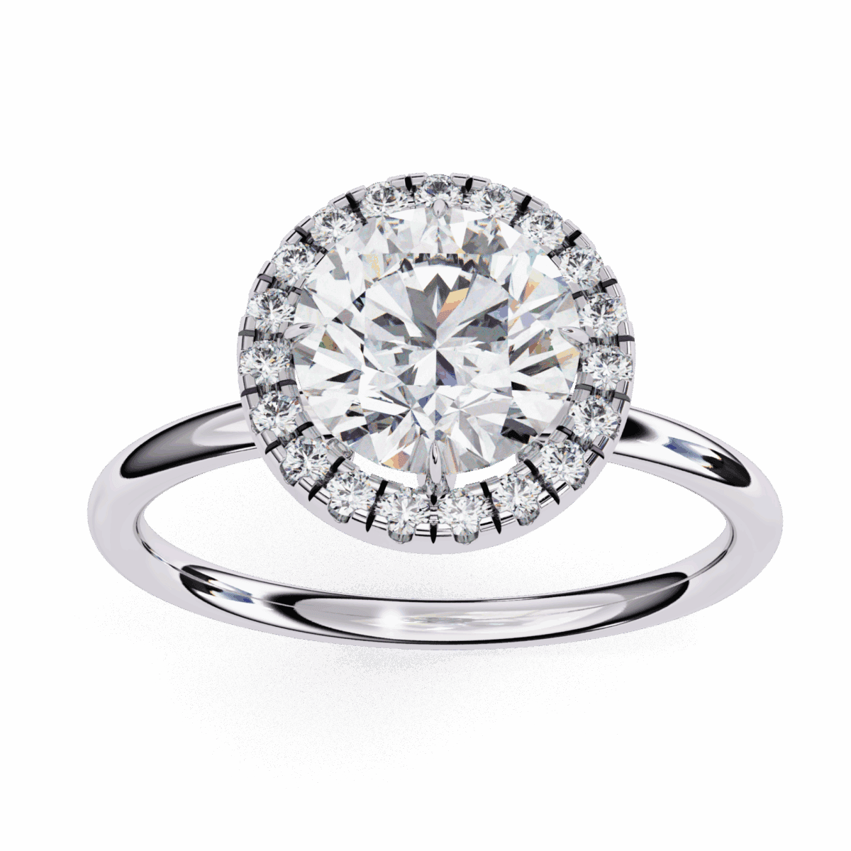 1.75 Carat Round Cut Legacy Solitaire Ring  Image 4