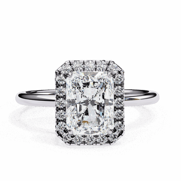 2 Carat Radiant Cut Legacy Solitaire Ring