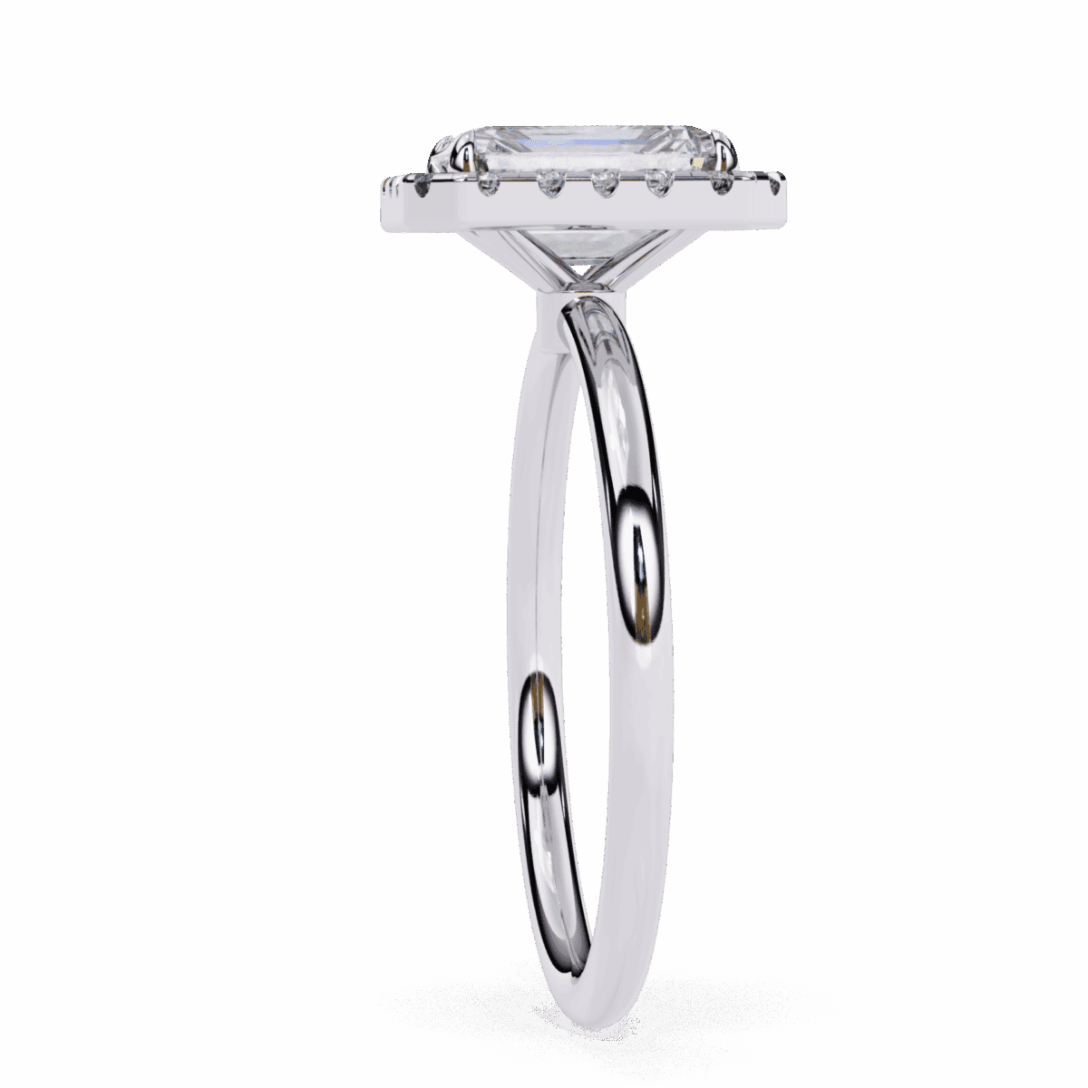 2 Carat Radiant Cut Legacy Solitaire Ring  Image 2