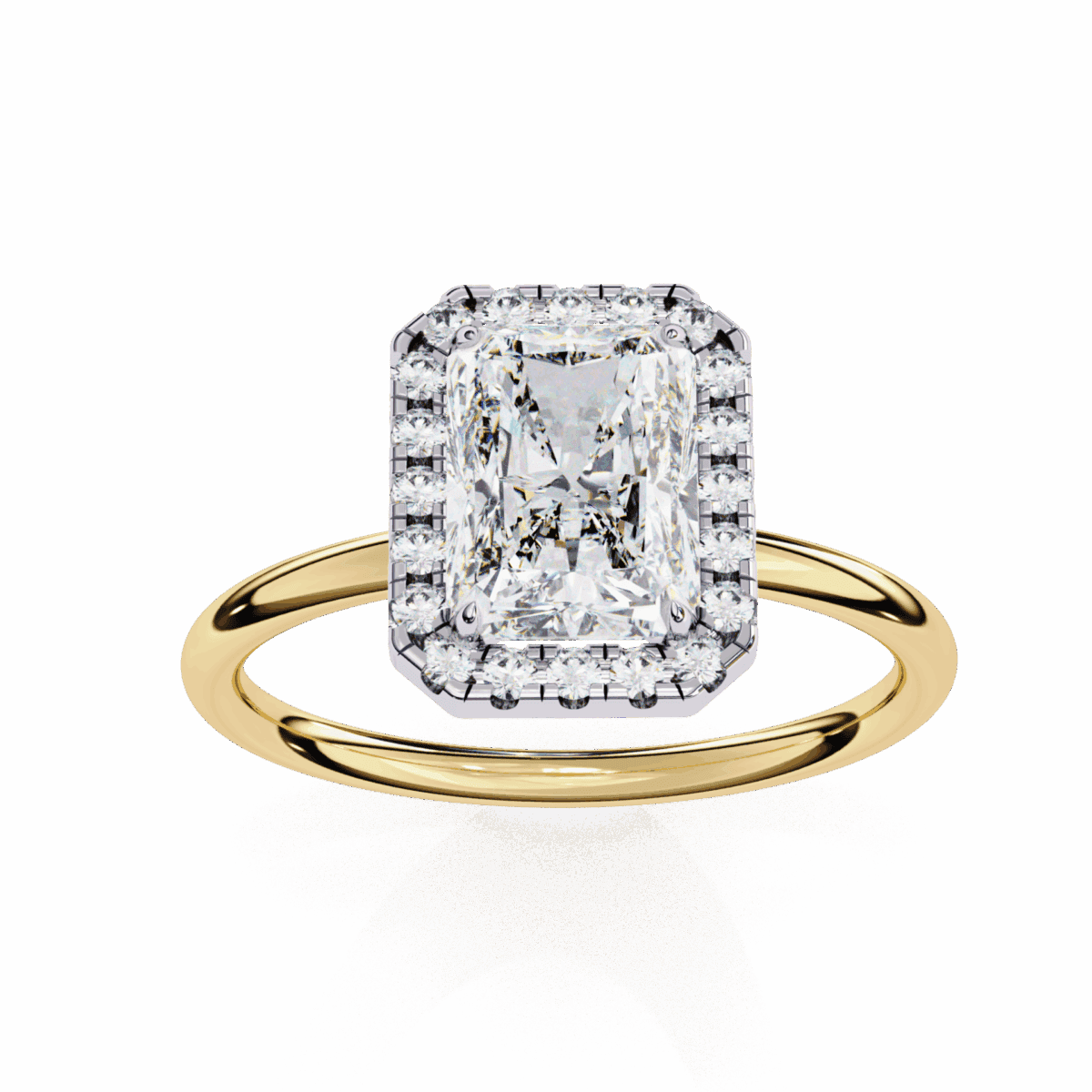 2 Carat Radiant Cut Legacy Solitaire Ring  Image 8