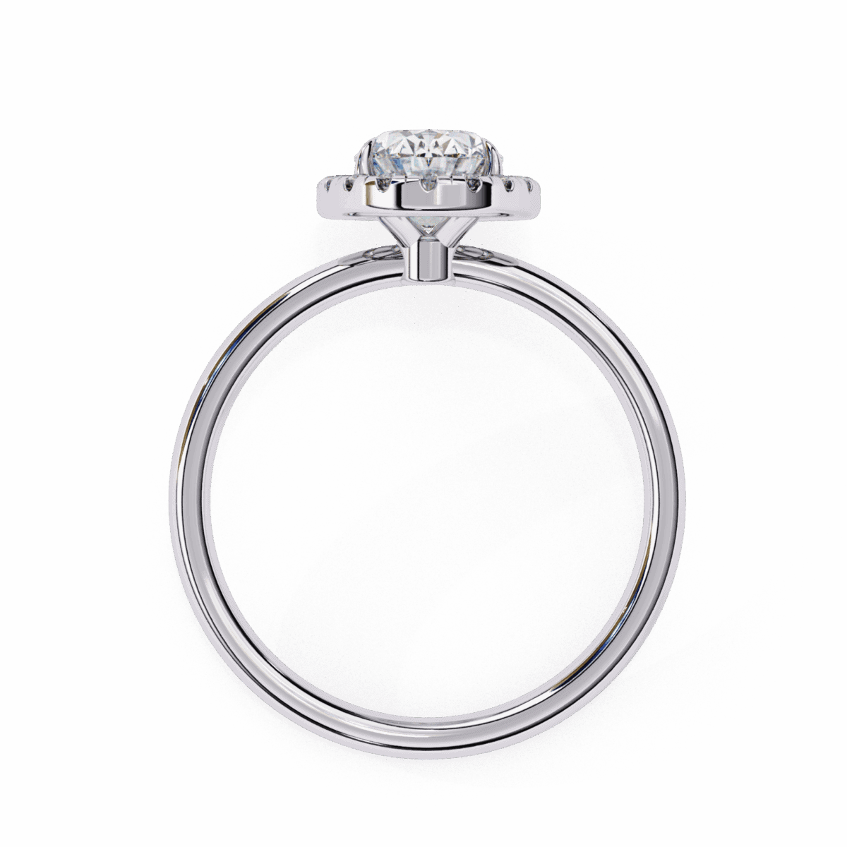 1.25 Carat Oval Cut Legacy Solitaire Ring  Image 3