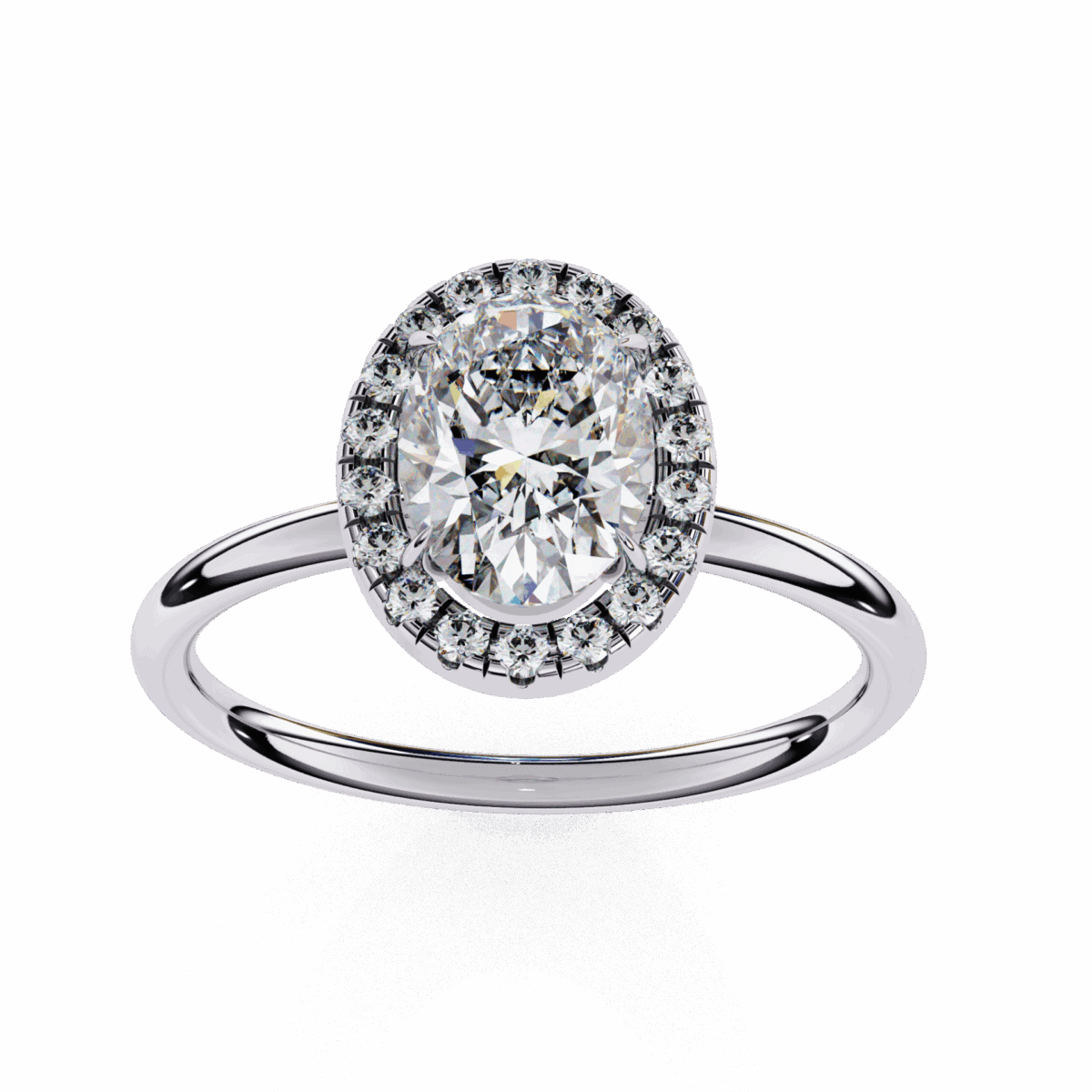 1.25 Carat Oval Cut Legacy Solitaire Ring  Image 4