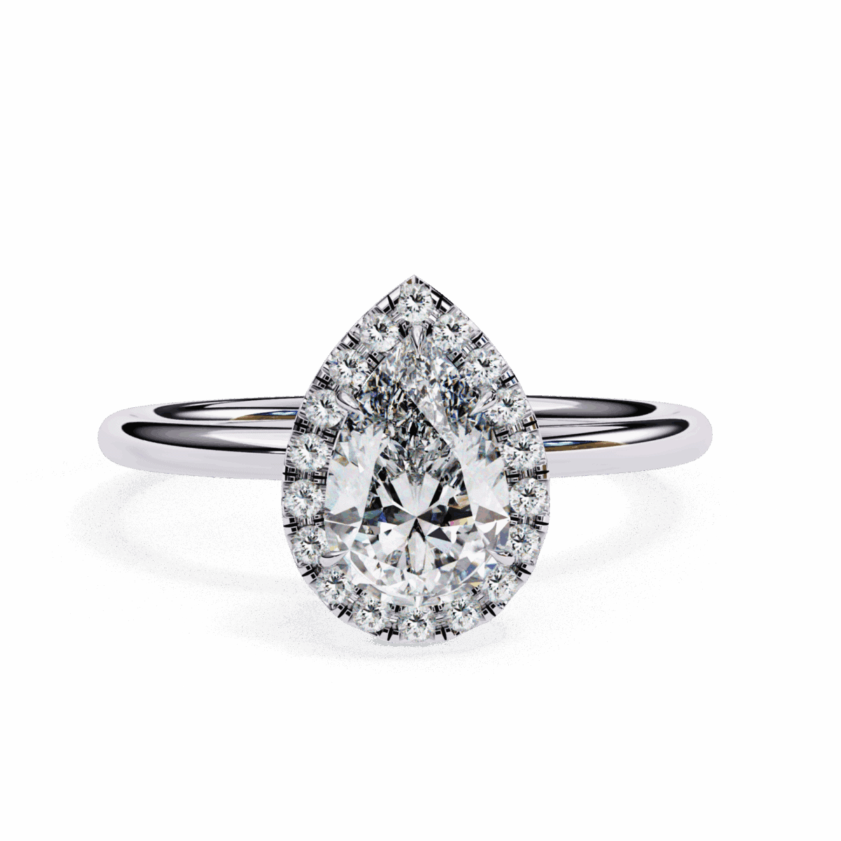 1.25 Carat Pear Cut Legacy Solitaire Ring  Image 1