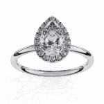 1.25 Carat Pear Cut Legacy Solitaire Ring - Image 4