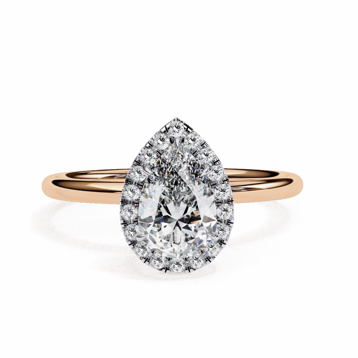 1.25 Carat Pear Cut Legacy Solitaire Ring  Image 9