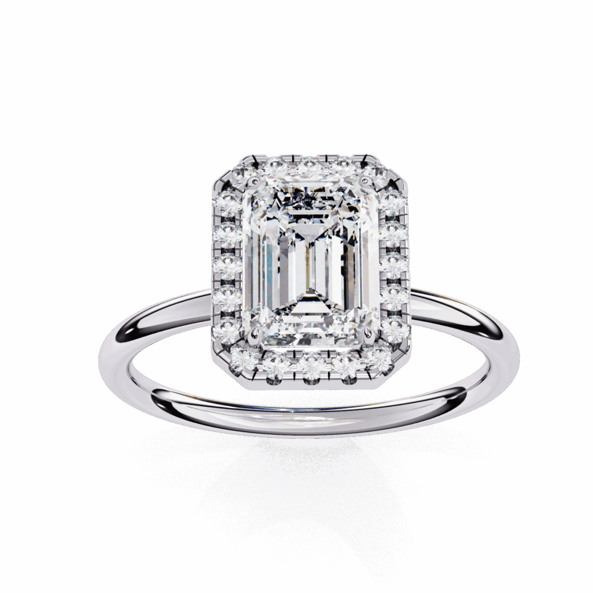 1.75 Carat Emerald Cut Legacy Solitaire Ring  Image 4
