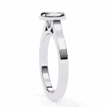 0.75 Carat Round Cut Minimalist Solitaire Engagement Ring - Image 2