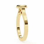 0.75 Carat Round Cut Minimalist Solitaire Engagement Ring - Image 6