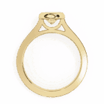0.75 Carat Round Cut Minimalist Solitaire Engagement Ring - Image 7