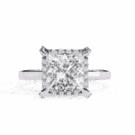 2.25 Carat Princess Cut Classic Solitaire Band
