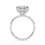 2.25 Carat Princess Cut Classic Solitaire Band - Image 3