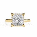 2.25 Carat Princess Cut Classic Solitaire Band - Image 5