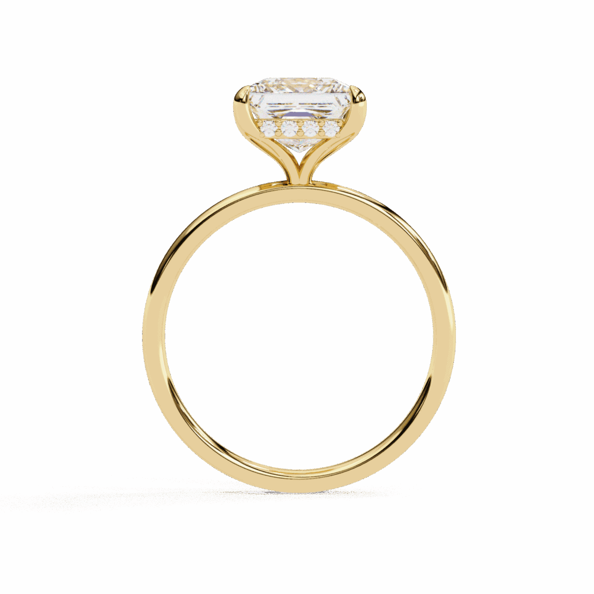 2.25 Carat Princess Cut Eternal Solitaire Wedding Ring  Image 7