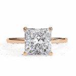 2.25 Carat Princess Cut Eternal Solitaire Wedding Ring - Image 9