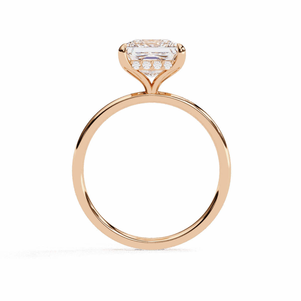 2.25 Carat Princess Cut Eternal Solitaire Wedding Ring  Image 11