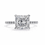 2.5 Carat Princess Cut Forevermore Solitaire Ring