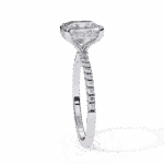 2.5 Carat Princess Cut Forevermore Solitaire Ring - Image 2