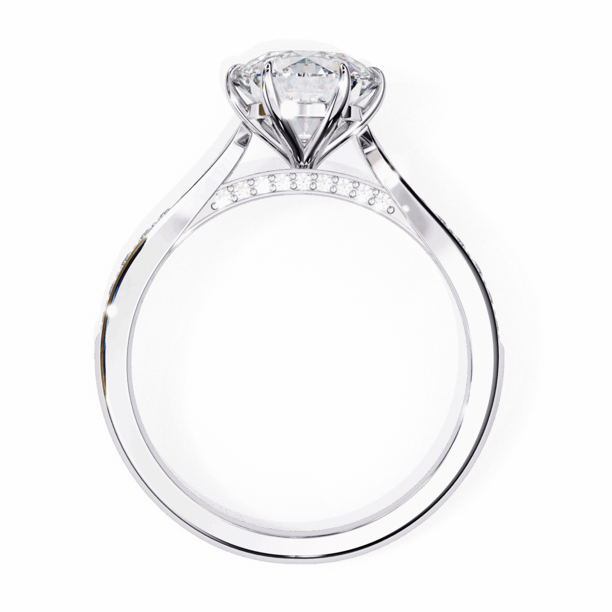 1.25 Carat Round Cut True Love Solitaire Ring  Image 3