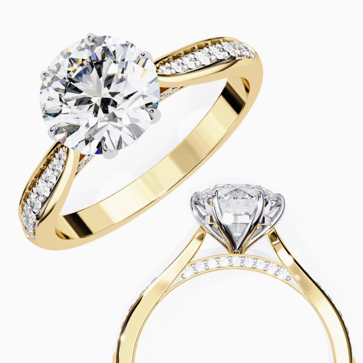 1.25 Carat Round Cut True Love Solitaire Ring  Image 9