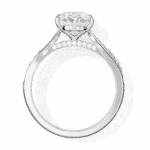 2 Carat Oval Cut True Love Solitaire Ring - Image 3