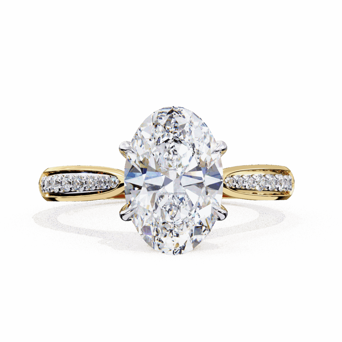 2 Carat Oval Cut True Love Solitaire Ring  Image 5