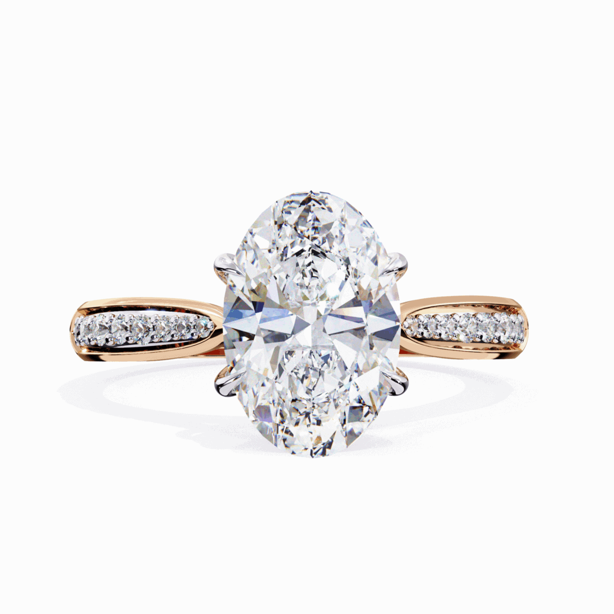2 Carat Oval Cut True Love Solitaire Ring  Image 9
