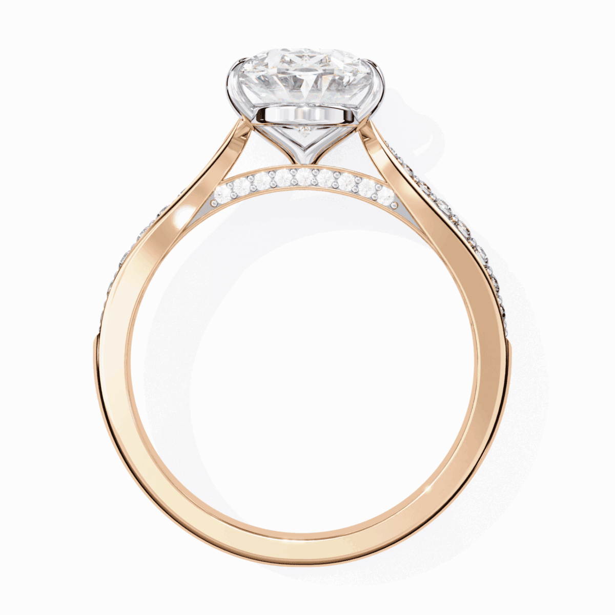 2 Carat Oval Cut True Love Solitaire Ring  Image 11