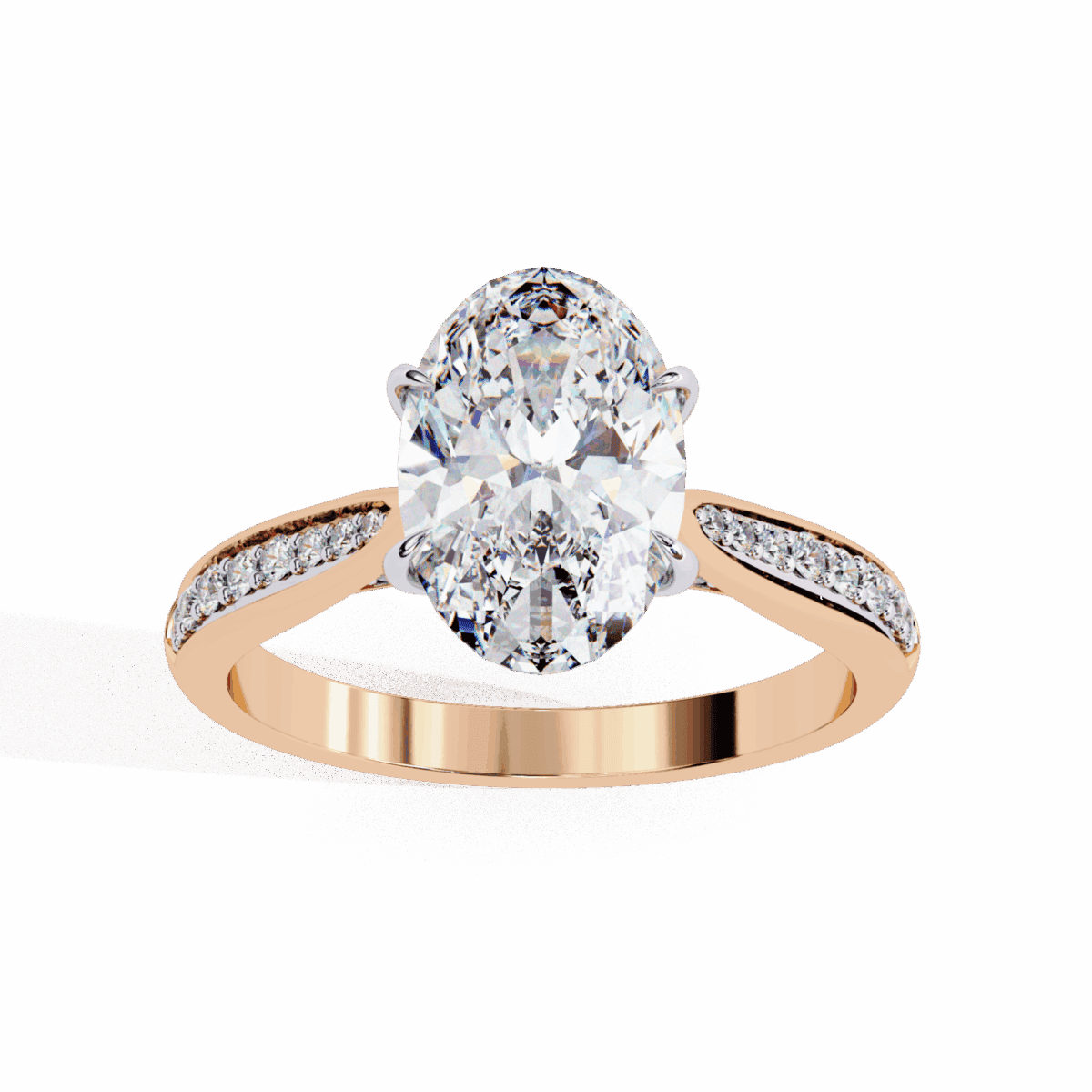 2 Carat Oval Cut True Love Solitaire Ring  Image 12