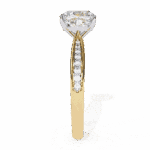 2 Carat Cushion Cut True Love Solitaire Ring - Image 6