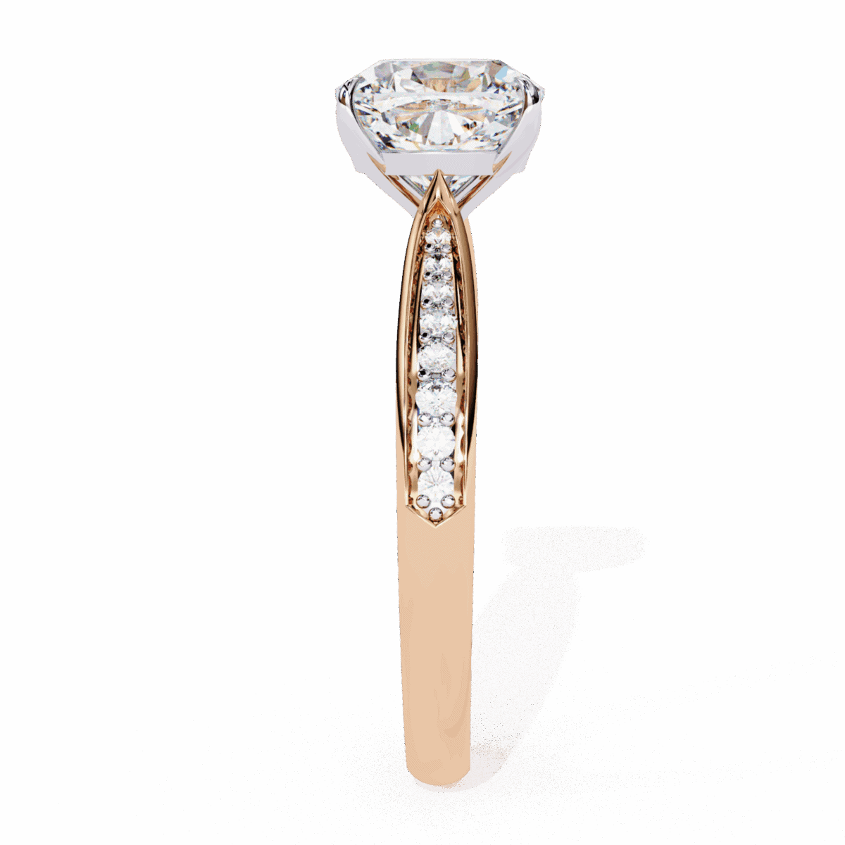 2 Carat Cushion Cut True Love Solitaire Ring  Image 11