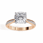 2 Carat Cushion Cut True Love Solitaire Ring - Image 13