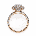 3.25 Carat Oval Cut Solitaire in Halo Setting - Image 11