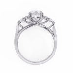 2.5 Carat Oval Cut Solitaire in Bezel Setting - Image 3