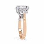 2.5 Carat Oval Cut Solitaire in Bezel Setting - Image 11