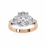 2.5 Carat Oval Cut Solitaire in Bezel Setting - Image 13