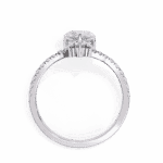 1.75 Carat Pear Cut Solitaire in Bezel Setting - Image 3