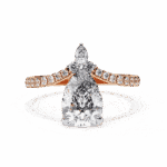 1.75 Carat Pear Cut Solitaire in Bezel Setting - Image 10