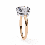 3.25 Carat Oval and Round Cut Toi et Moi Solitaire Ring - Image 10