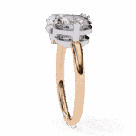 3.75 Carat Pear and Round Cut Toi et Moi Solitaire Ring - Image 10