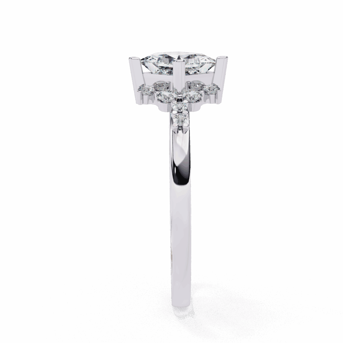 1 Carat Princess Cut Refined Everyday Look  Image 2