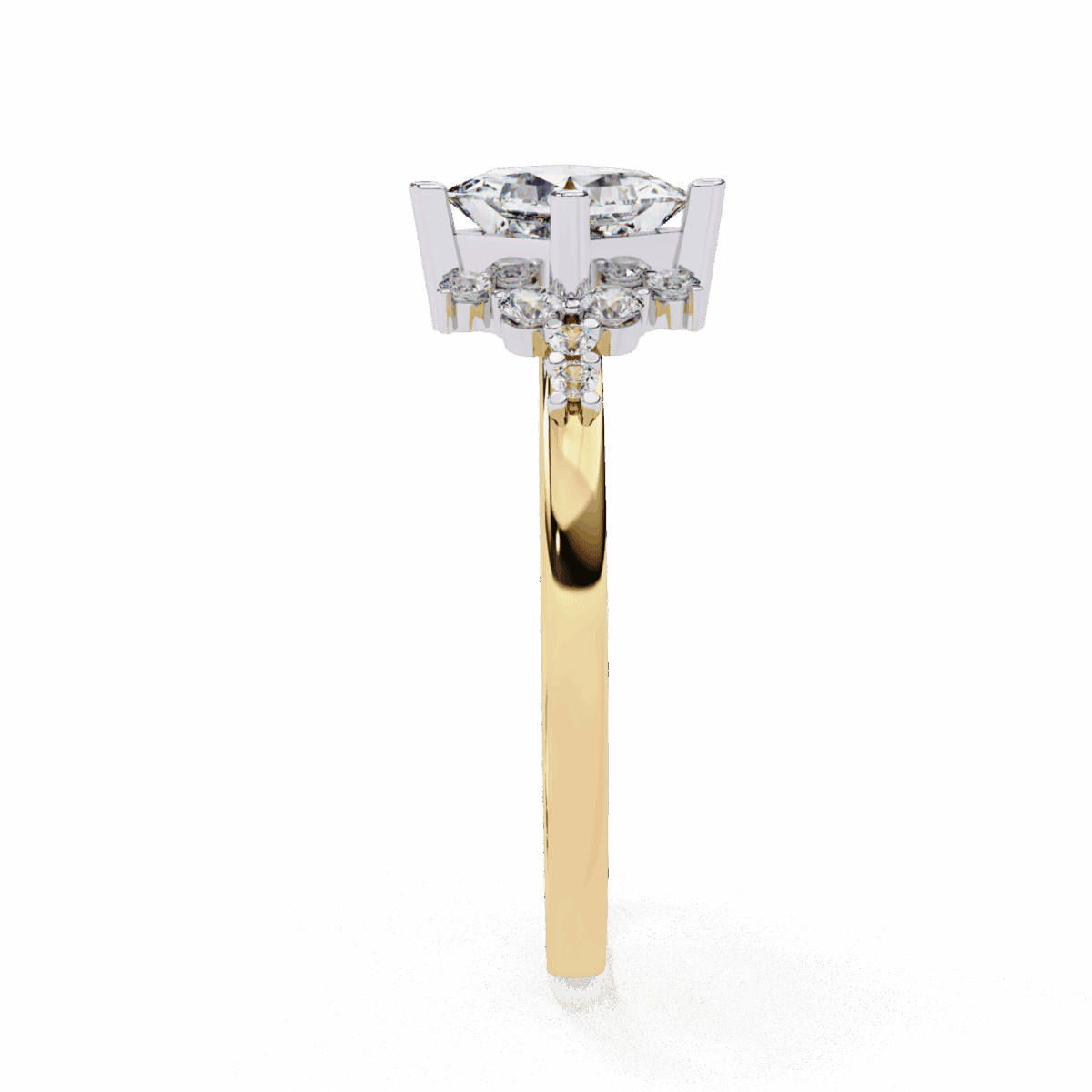 1 Carat Princess Cut Refined Everyday Look  Image 5