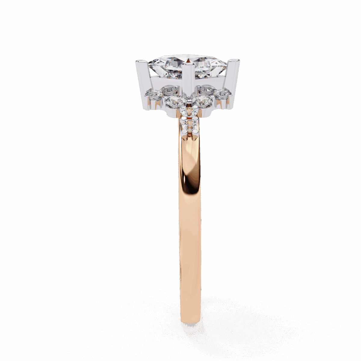 1 Carat Princess Cut Refined Everyday Look  Image 9